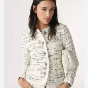 Ba&Sh Cream Tweed Roza Jacket 
Ba&Sh